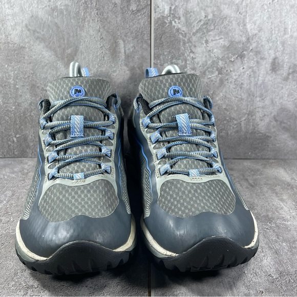 Merrell Womens Monument Grey Mesh Trail Hiking Boots Size 8.5 - Picture 2 of 8